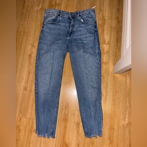 ZARA blue straight jeans size 10